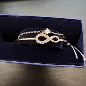 Swarovski Infinity Bracket/Bangle